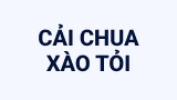 Cải chua xào